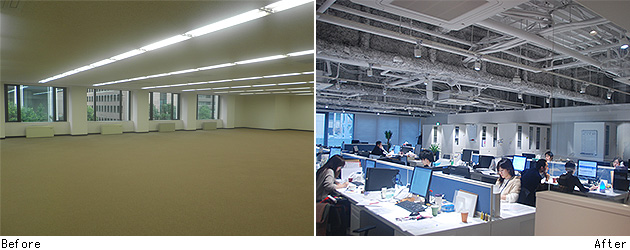 日本リート投資法人オフィス:執務室エリア 日本リート投資法人オフィス:執務室エリア