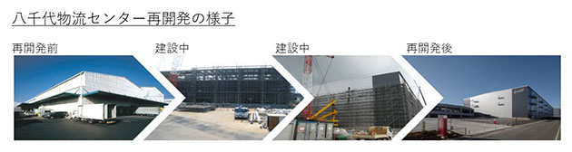 八千代物流センター再開発の様子